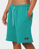 PYRA Raw Slouch Shorts Teal