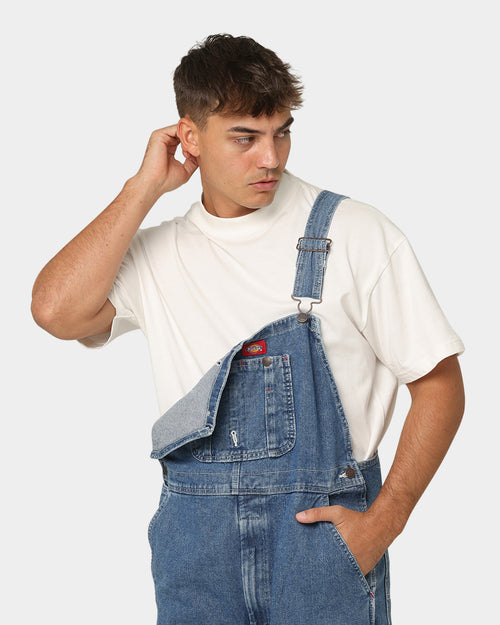 Dickies Indigo Bib Overalls Stone Washed Indigo