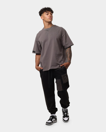 EN ES Utility Washed Sweat Pants Vintage Black