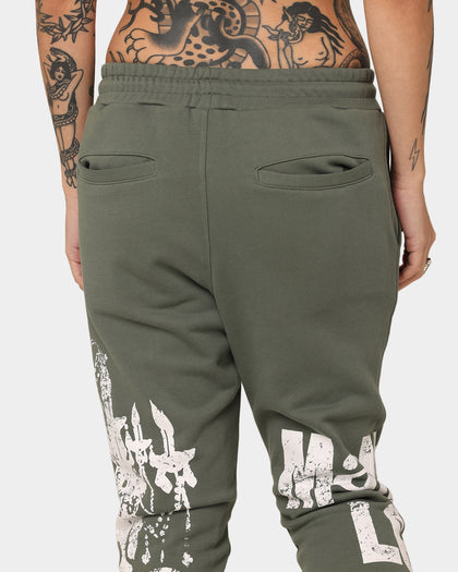 Lifted Anchors Corporate Sweat Pants Olive