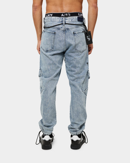 The Anti Order Para Military Relaxed Jeans Stone Wash Blue