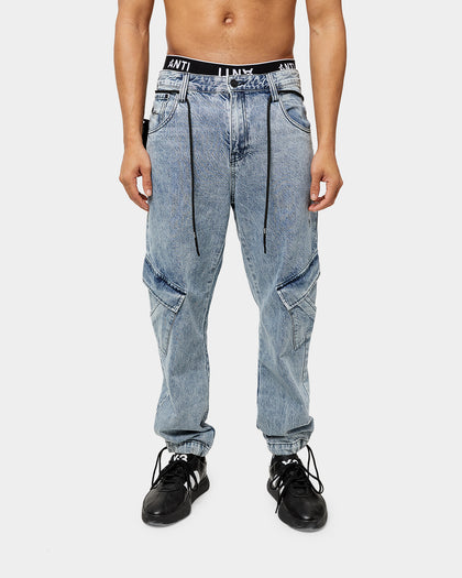 The Anti Order Para Military Relaxed Jeans Stone Wash Blue