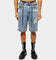 The Anti Order Post War Denim Shorts Stone Wash Blue