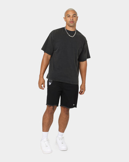 Loiter Freedom Skate Denim Shorts Black