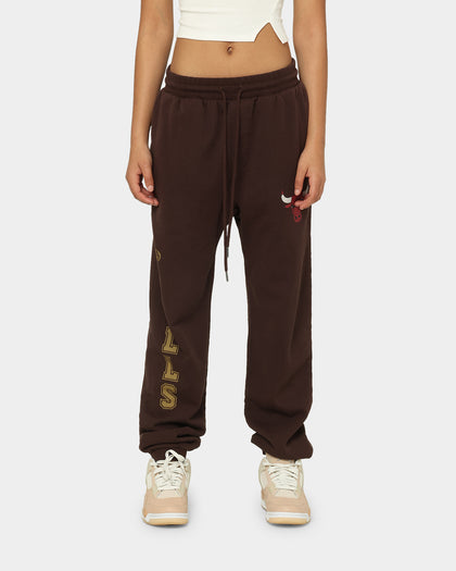 Mitchell & Ness Chicago Bulls Lux Brown Sweatpants Baroque Brown