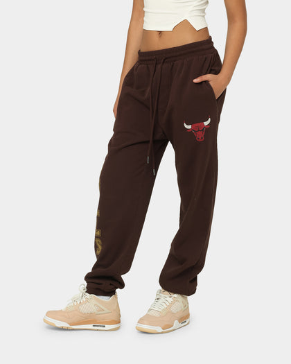 Mitchell & Ness Chicago Bulls Lux Brown Sweatpants Baroque Brown