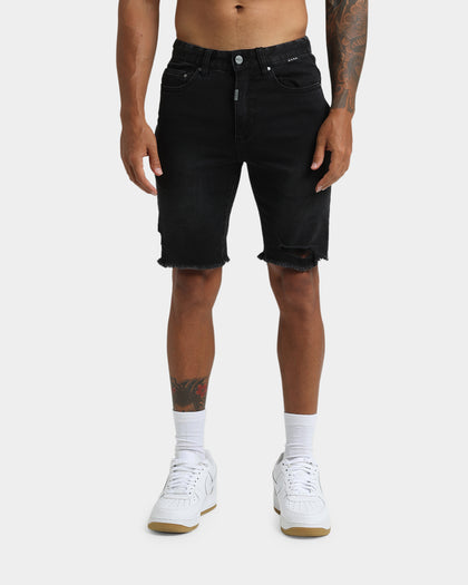 Dead Studios Riot Denim Shorts Washed Black