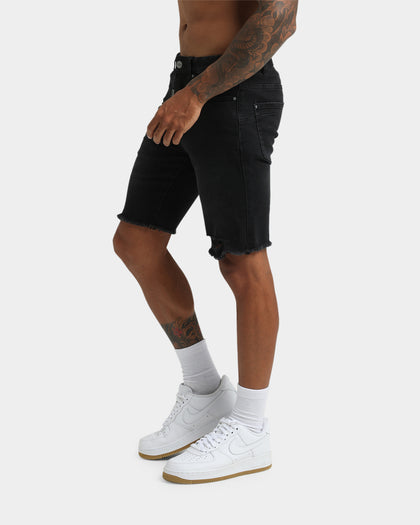 Dead Studios Riot Denim Shorts Washed Black