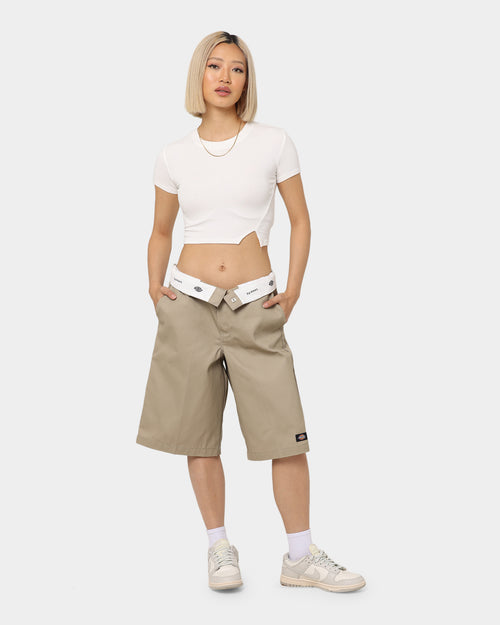 Dickies 13 Inch Loose Fit Work Shorts Khaki