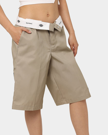 Dickies 13 Inch Loose Fit Work Shorts Khaki
