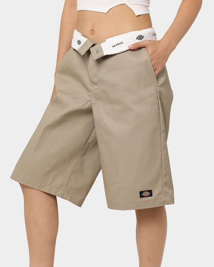 Dickies 13 Inch Loose Fit Work Shorts Khaki
