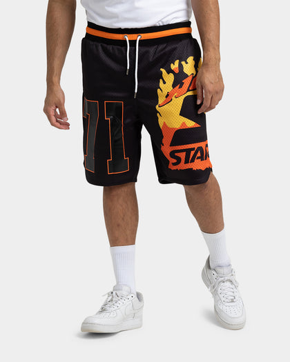 Starter Hot Fire Basketball Shorts Black