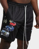 Lifted Anchors International Mesh Basketball Shorts Black