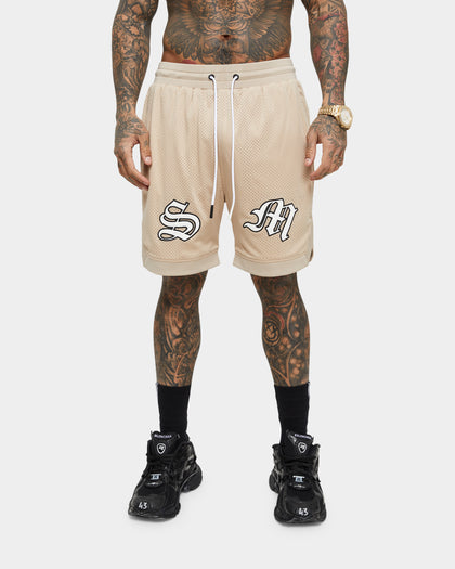 Saint Morta Graves Basketball Shorts Stone