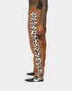 XXIII Jelani Side Panel Pants Brown/Leopard