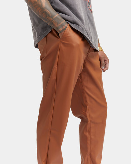 XXIII Mykel Leather Pants Tan