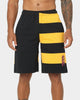 Canterbury Harlequin Striped 9 Shorts Black/Gold