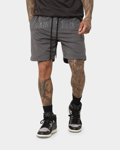 Saint Morta Kingdom Basketball Shorts Dark Grey