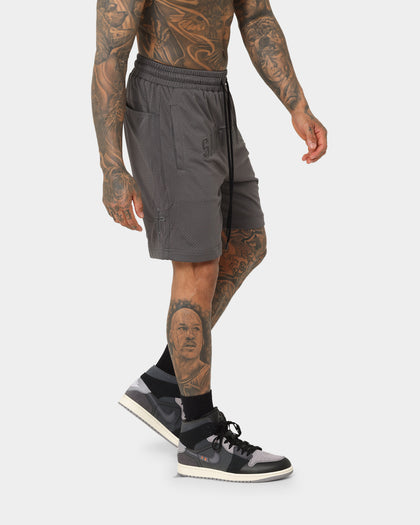 Saint Morta Kingdom Basketball Shorts Dark Grey