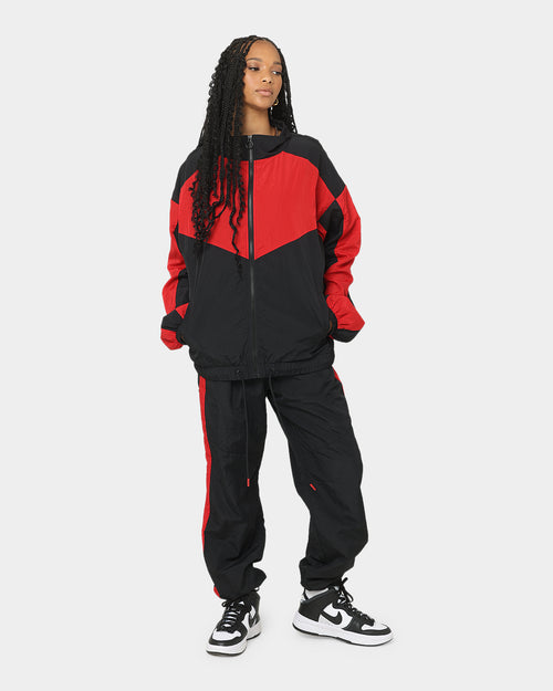 EN ES Women's Track And Field Pants Red/Black