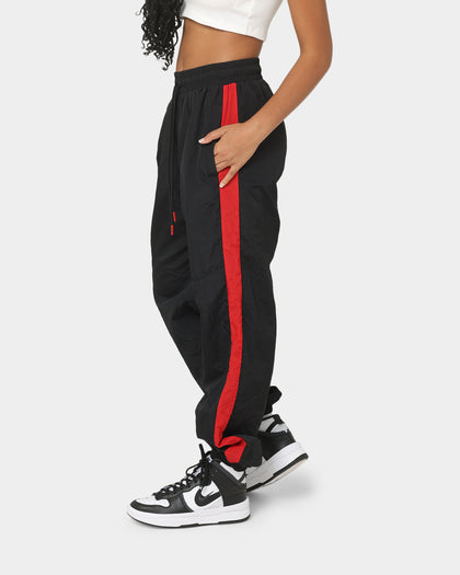 EN ES Women's Track And Field Pants Red/Black