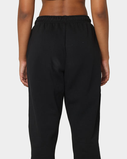 Nike Women's Nike Sportswear Essential Mid-Rise Fleece Pants Black/White