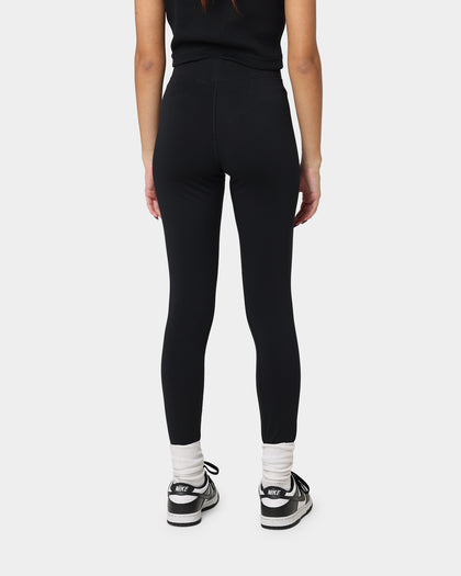 Nike Women's Sportswear Swoosh High-Rise Leggings Black/Black/White