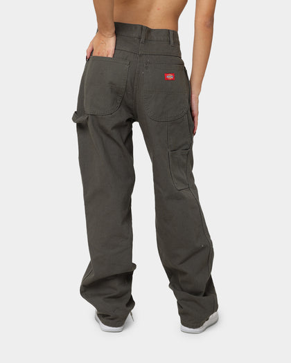Dickies Relaxed Fit Duck Jeans Rinsed Moss Green