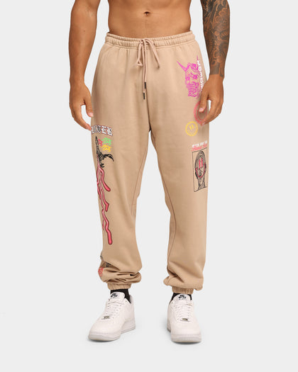 Loiter Hydra Track Pants Tan
