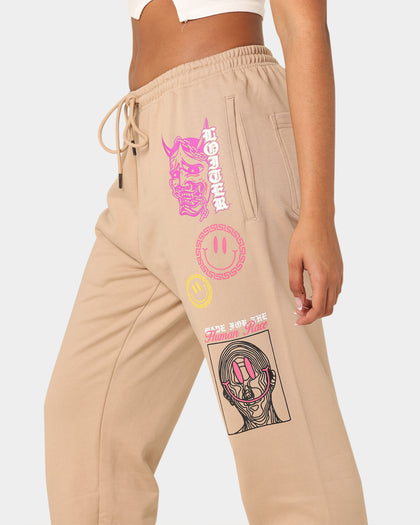 Loiter Hydra Track Pants Tan
