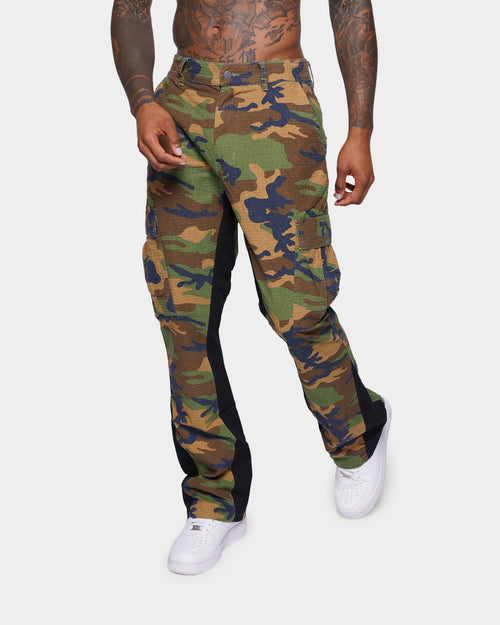 XXIII Zaim Camo Flare Jeans Camo/Black