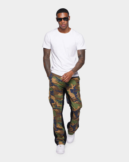 XXIII Zaim Camo Flare Jeans Camo/Black