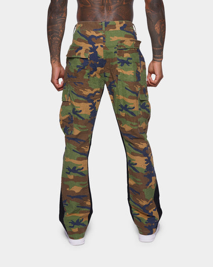 XXIII Zaim Camo Flare Jeans Camo/Black