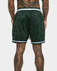 Saint Morta Paisley Olympus Ball Shorts Green/White