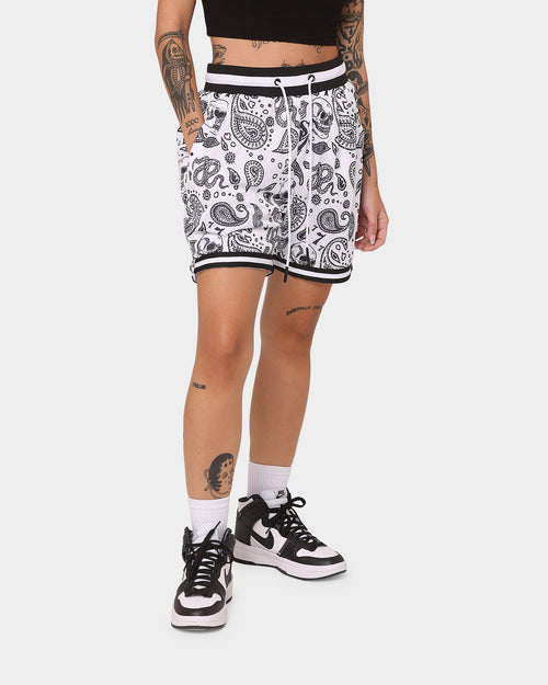 Saint Morta Paisley Olympus Ball Shorts White/Black