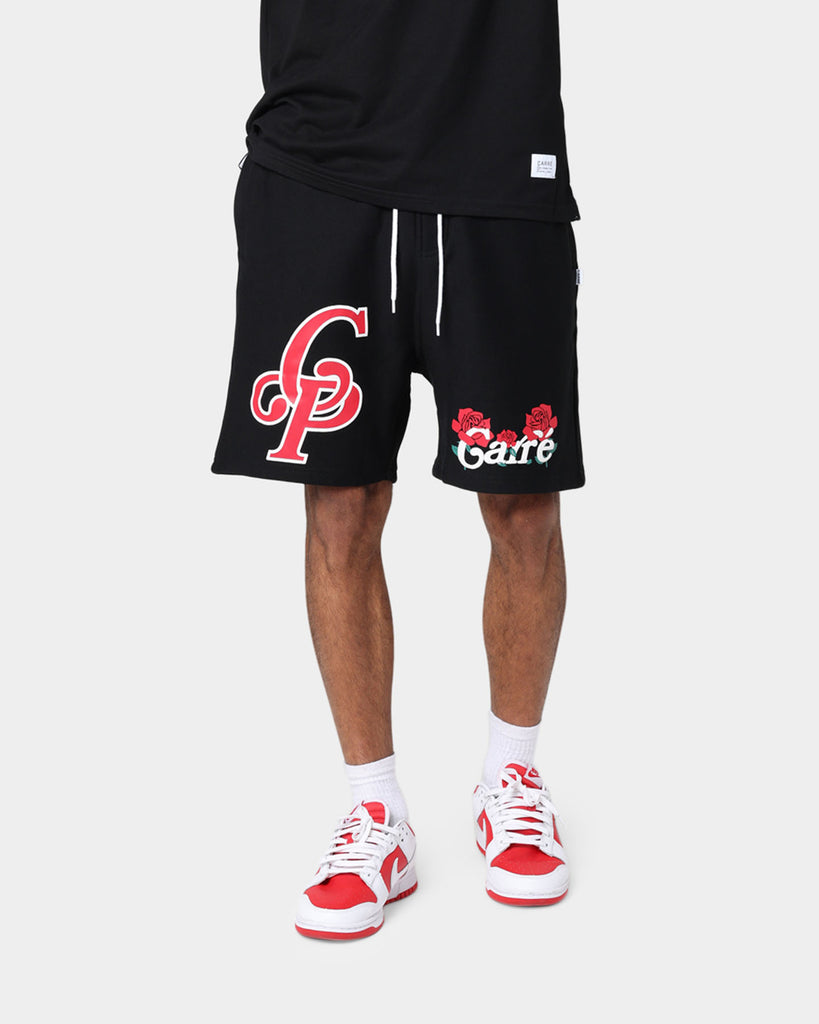 Carre Volle Rose Sweat Shorts Black | Culture Kings