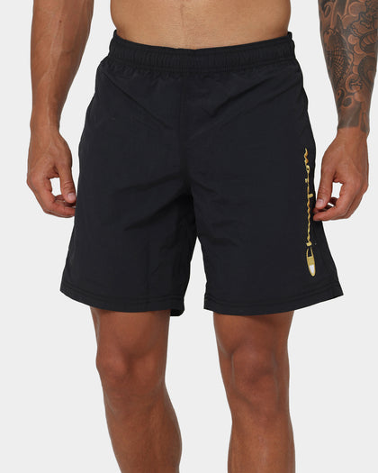 Champion LFS Nylon Shorts Black/Gold