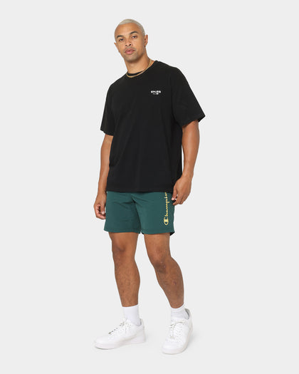 Champion LFS Nylon Shorts Midfield Green/Gold
