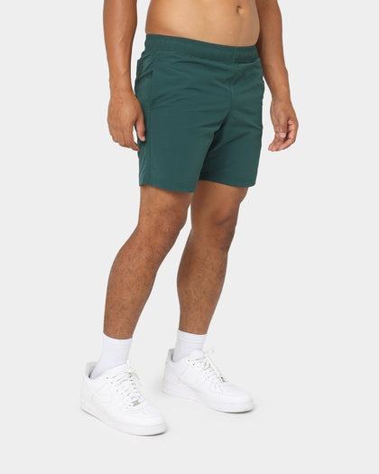 Champion LFS Nylon Shorts Midfield Green/Gold