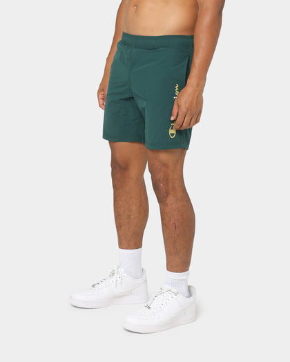 Champion LFS Nylon Shorts Midfield Green/Gold