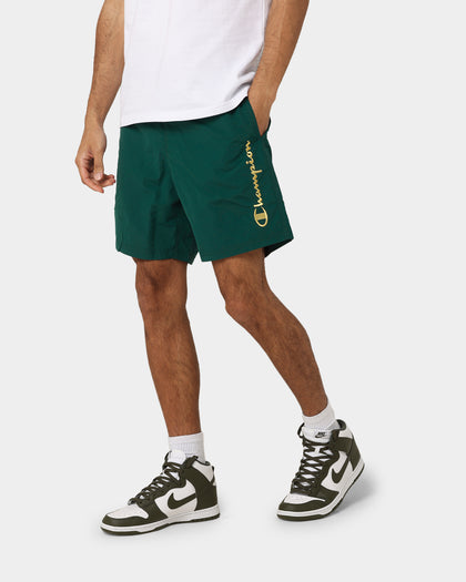 Champion LFS Nylon Shorts Midfield Green/Gold