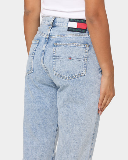 Tommy Jeans Women's Harper Mid Rise Pocket Ankle Jeans Denim Light