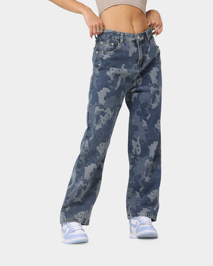 XXIII Jovany Print Jeans Blue Camo
