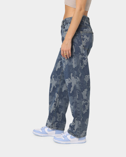 XXIII Jovany Print Jeans Blue Camo
