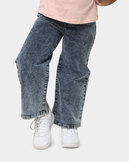 EN ES Kid's Forward Baggy Jean Mid Blue