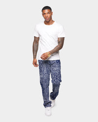 XXIII Cashel Paisley Denim Jeans Blue