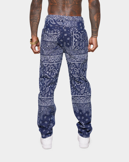 XXIII Cashel Paisley Denim Jeans Blue