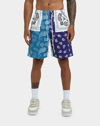 XXIII Cavan Mixed Paisley Shorts Blue