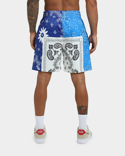 XXIII Cavan Mixed Paisley Shorts Blue