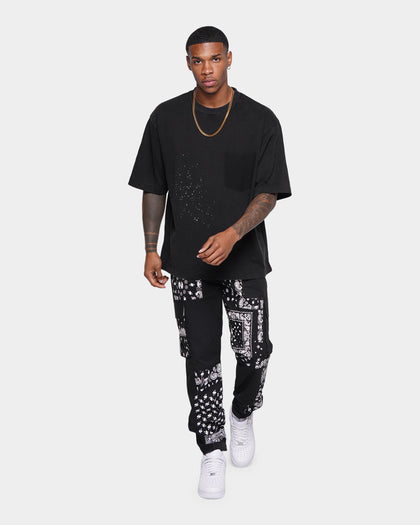 XXIII Kars Paisley Patchwork Pants Black/White